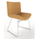 Review Upholstered Lounge Chair With Chrome Skid Frame